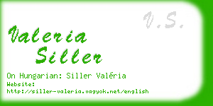 valeria siller business card