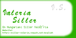 valeria siller business card